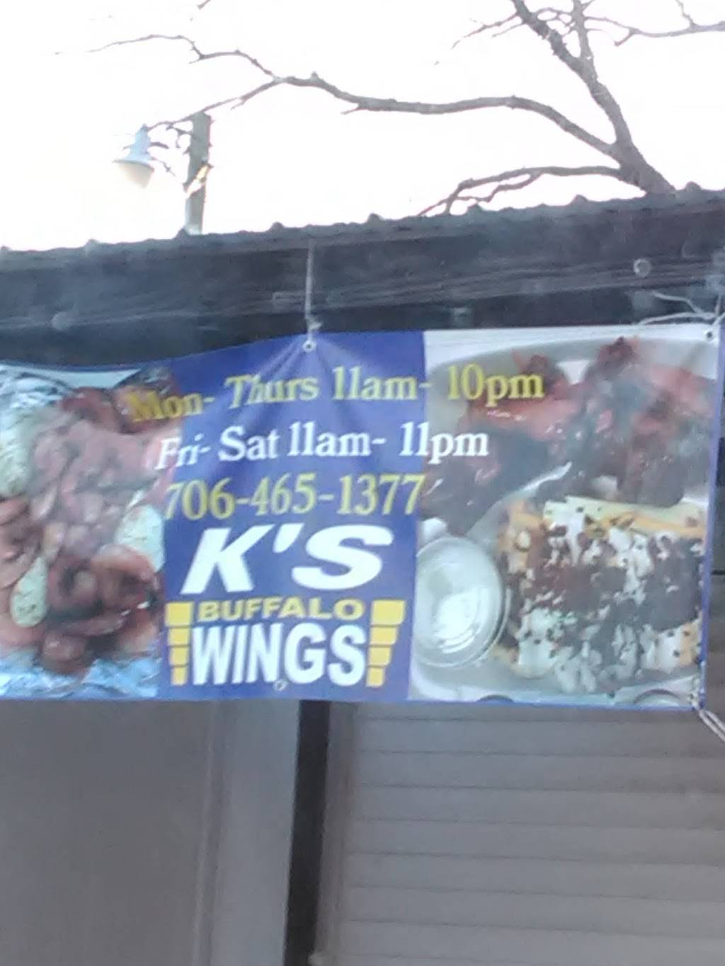 Ks Buffalo Wings | restaurant | 785 Main St, Warrenton, GA 30828, USA | 7064651377 OR +1 706-465-1377