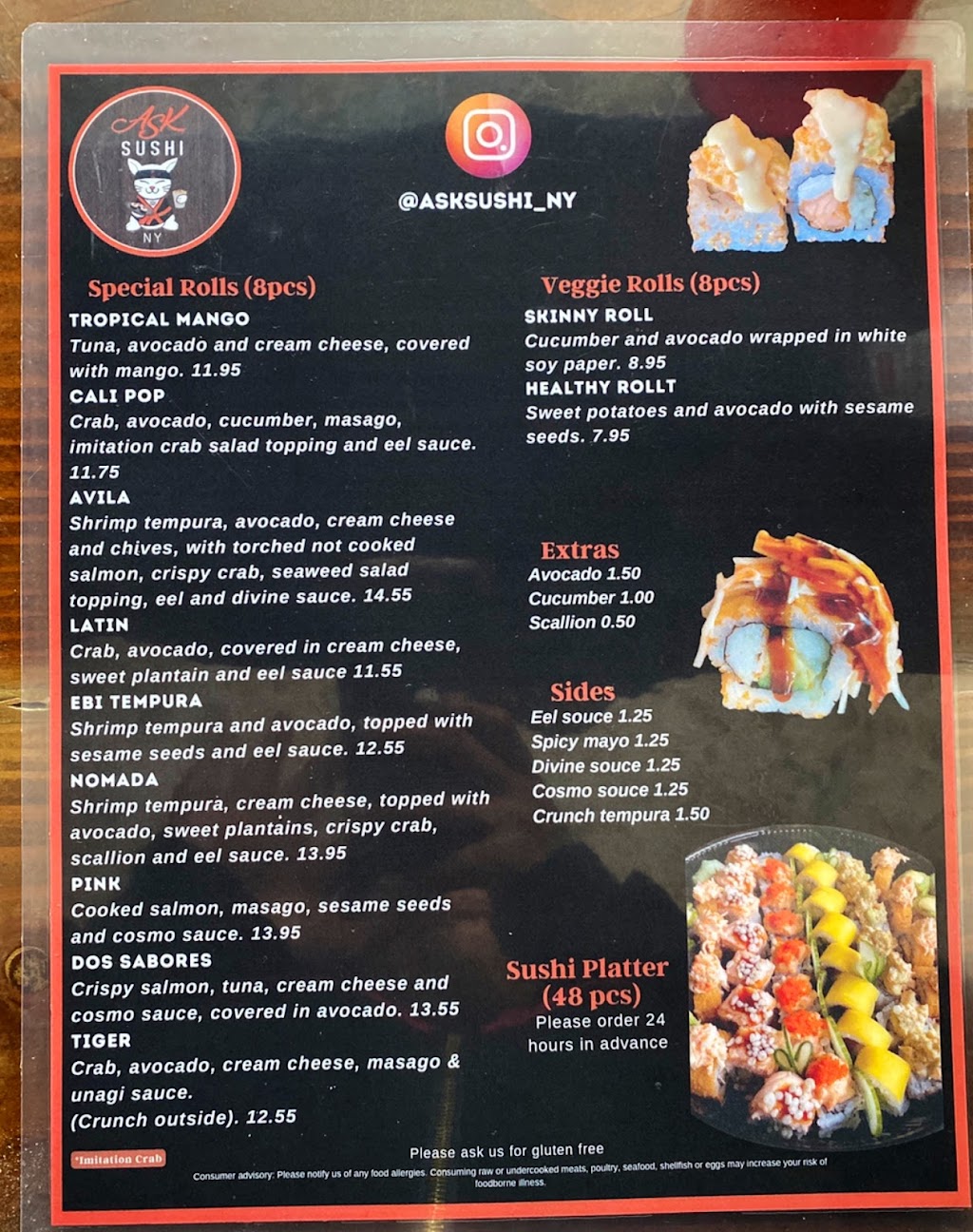 Ask Sushi | restaurant | 52-17 69th St, Queens, NY 11378, USA | 3479249033 OR +1 347-924-9033