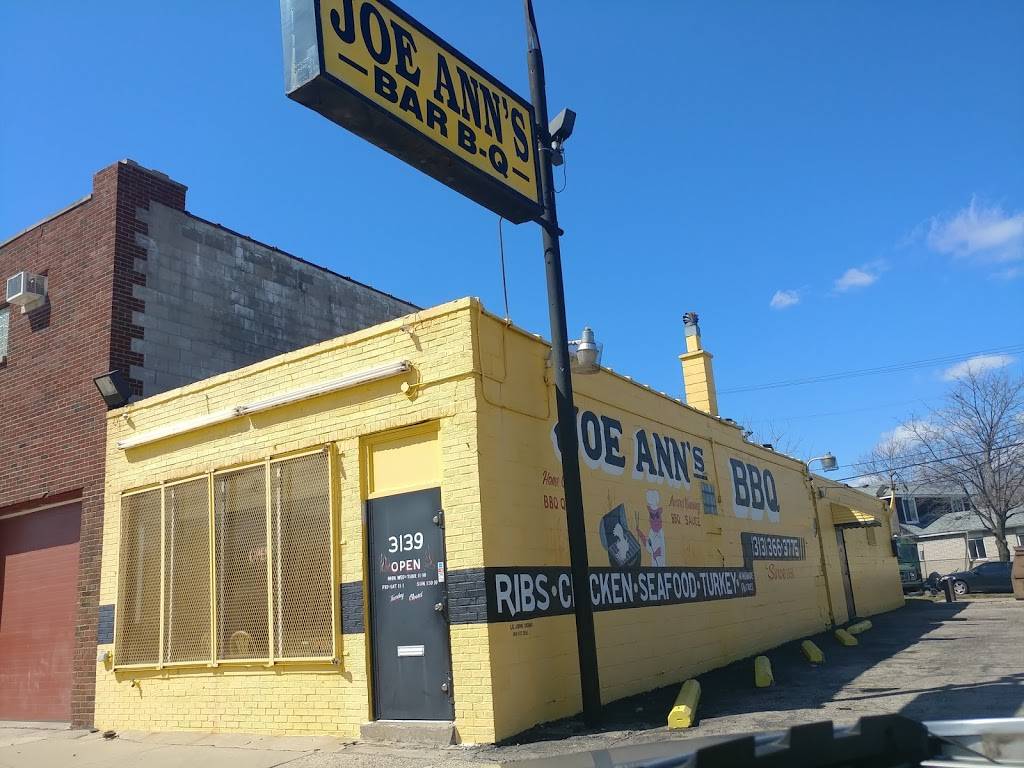 Joe Anns Bar B-Q | restaurant | 3139 Jerome St, Detroit, MI 48212, USA | 3133663775 OR +1 313-366-3775