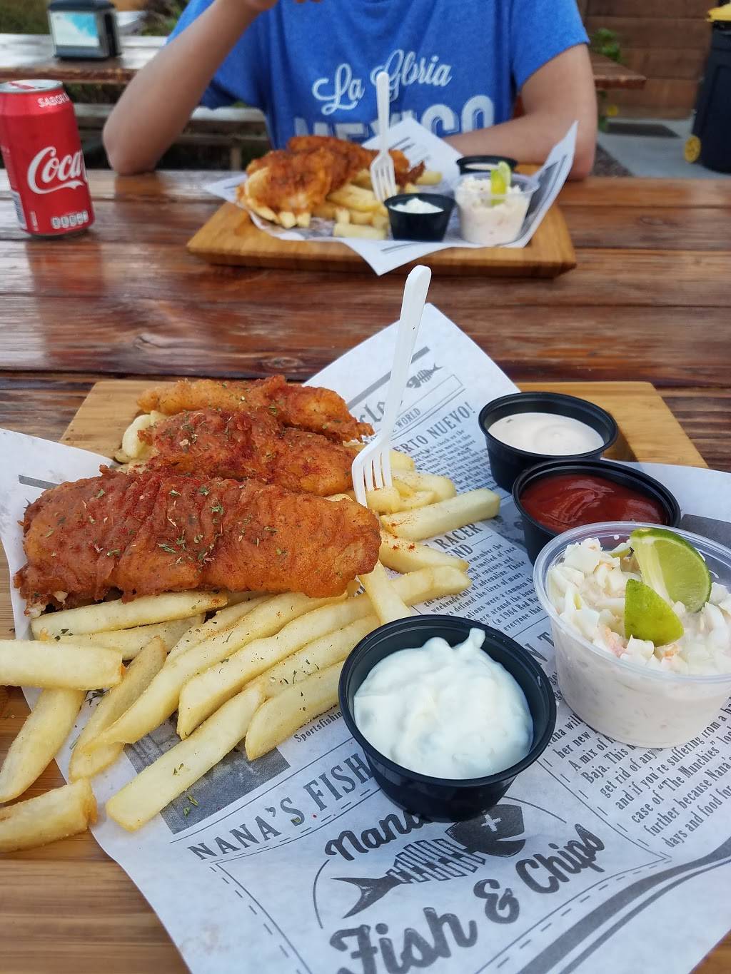 Nanas Fish and Chips | restaurant | Benito Juarez 1207 Loc C, Centro, Playas Rosarito, 22710 Rosarito, B.C., Mexico | 016616124776 OR +52 661 612 4776