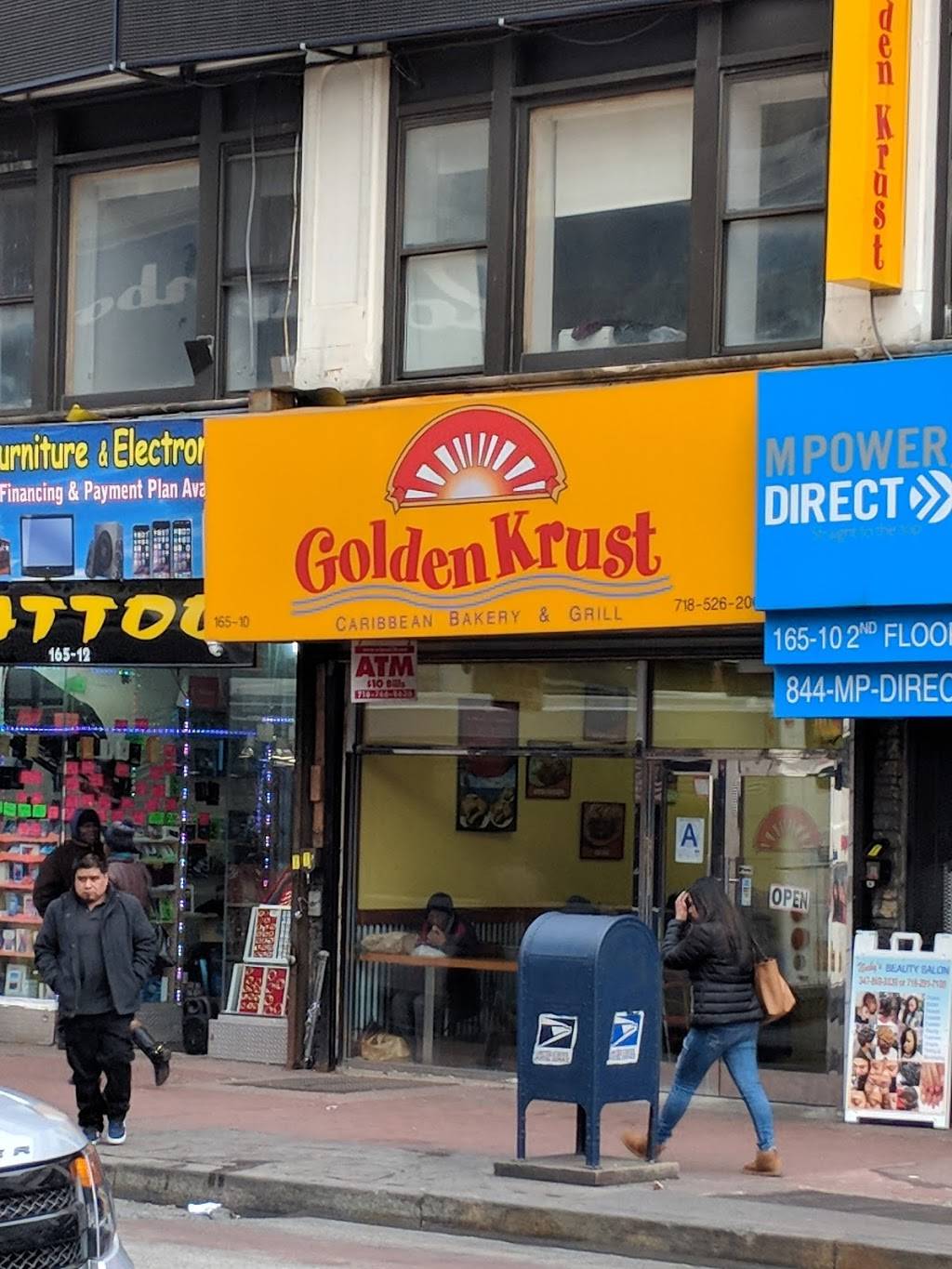Golden Krust | restaurant | 165-10 Jamaica Ave, Jamaica, NY 11432, USA | 7185262008 OR +1 718-526-2008
