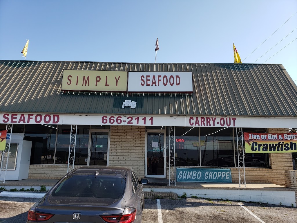 Simply Seafood Inc | restaurant | 5600 Three Notch Rd B, Mobile, AL 36619, USA | 2516662111 OR +1 251-666-2111