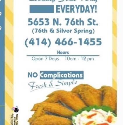 Sharks Fish & Chicken On 76 Street | restaurant | 5653 N 76th St, Milwaukee, WI 53218, USA | 4144661455 OR +1 414-466-1455