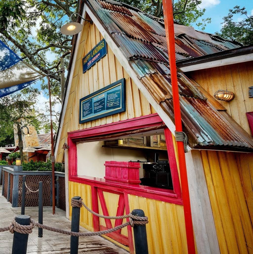 Happy Landings Ice Cream | restaurant | Disneys Typhoon Lagoon, Orlando, FL 32830, USA | 4079393463 OR +1 407-939-3463