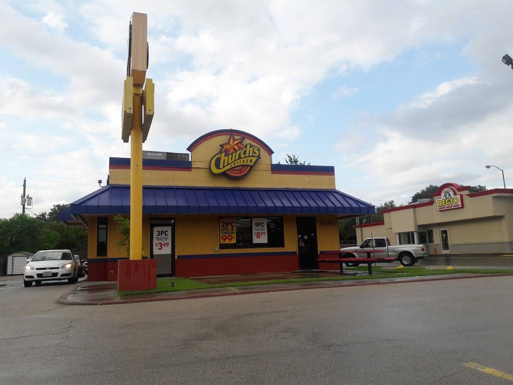 Churchs Chicken | restaurant | 3601 Forest Ln, Dallas, TX 75234, USA | 9722431448 OR +1 972-243-1448