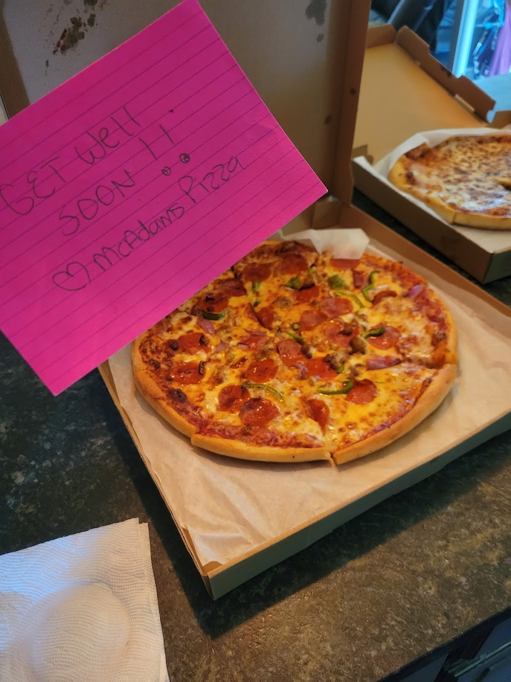 McAdams Pizza on the Go | restaurant | 8511 SC-24, Townville, SC 29689, USA | 8642873515 OR +1 864-287-3515