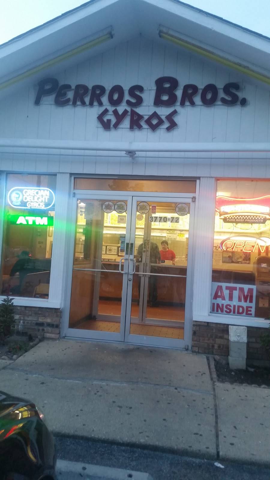 Perros Brothers Gyros | restaurant | 3770 Lincoln Hwy, Olympia Fields, IL 60461, USA | 7087485666 OR +1 708-748-5666