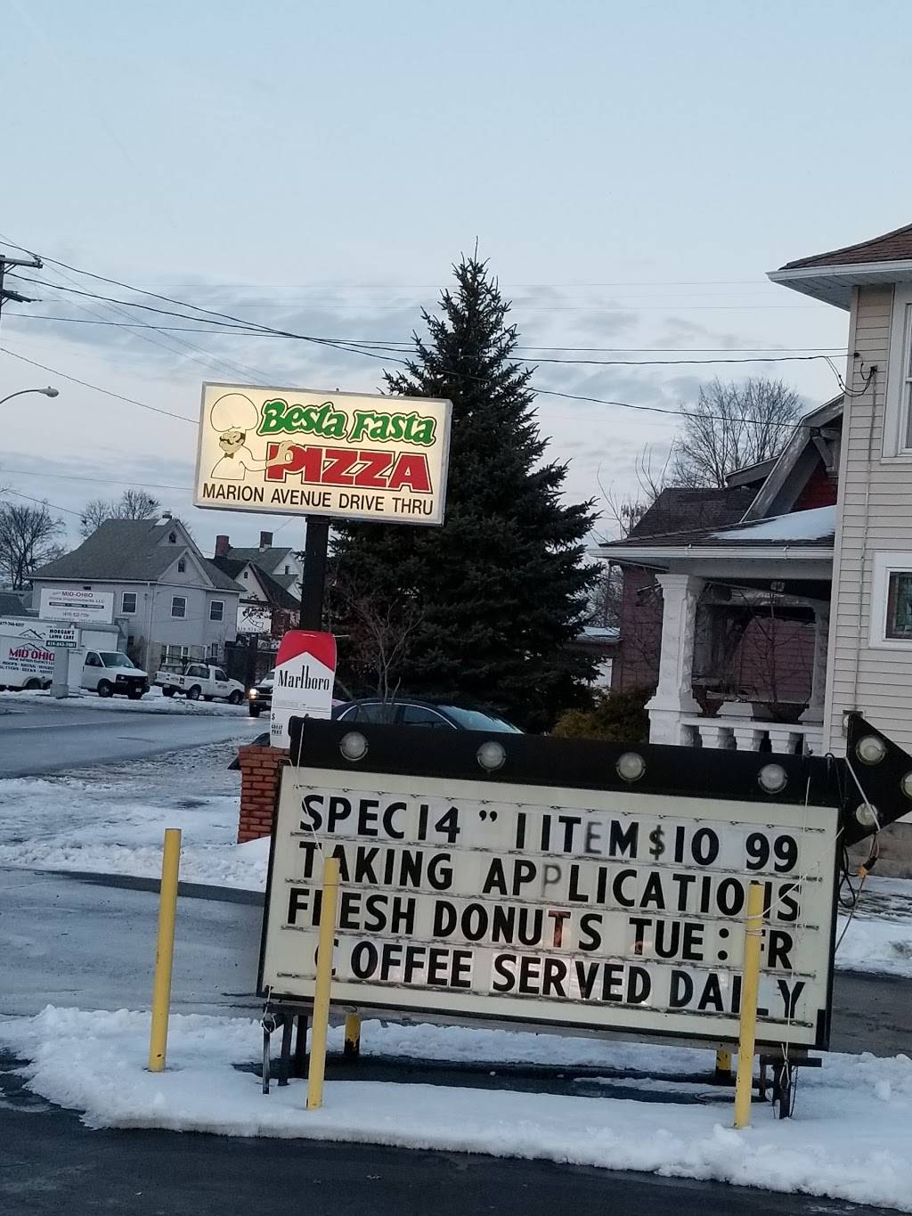 Besta Fasta Pizza | restaurant | 289 Marion Ave, Mansfield, OH 44903, USA | 4195263373 OR +1 419-526-3373