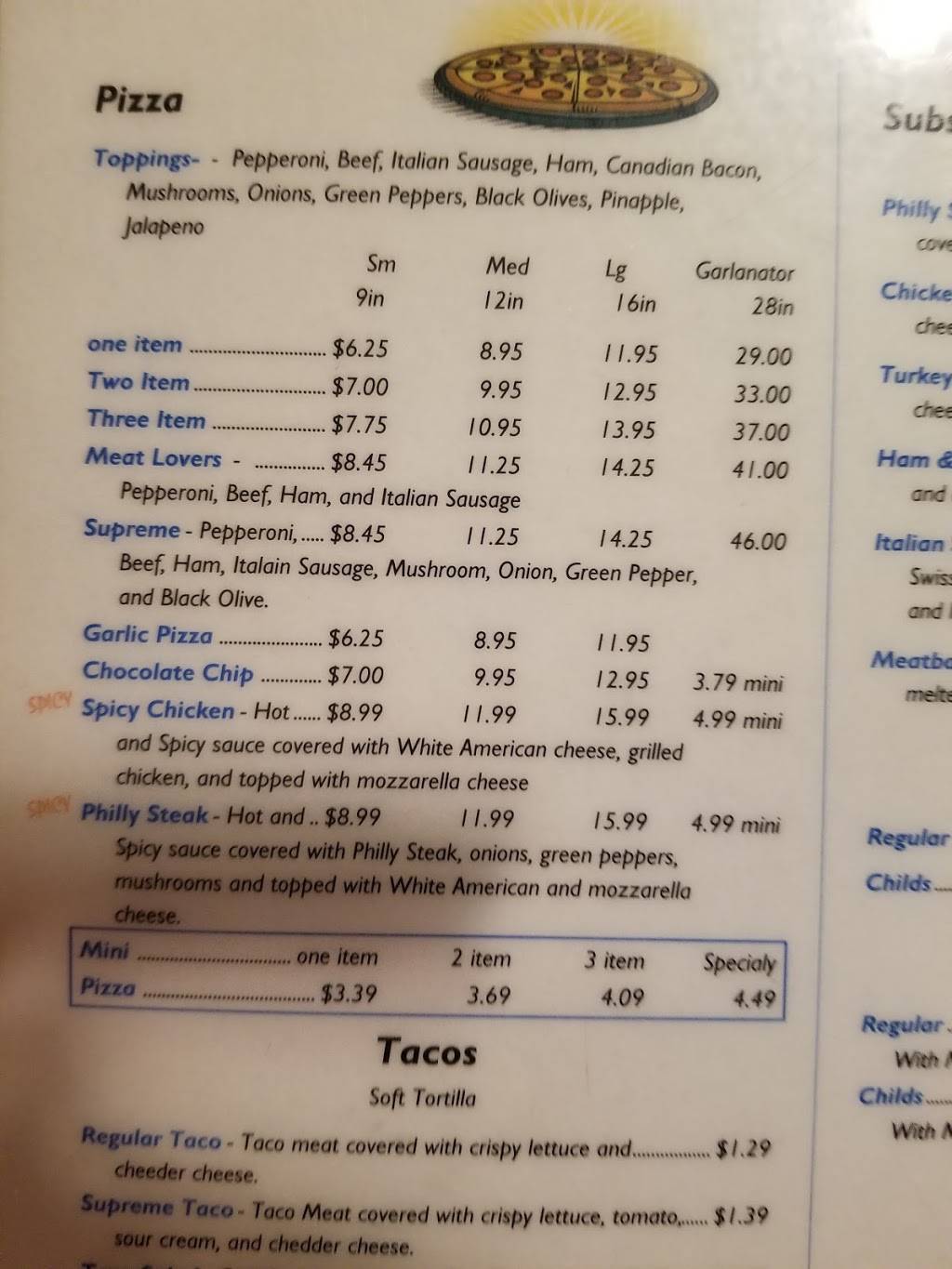 Garland Pizza | restaurant | 103 S Ingold Ave, Garland, NC 28441, USA | 9105291777 OR +1 910-529-1777