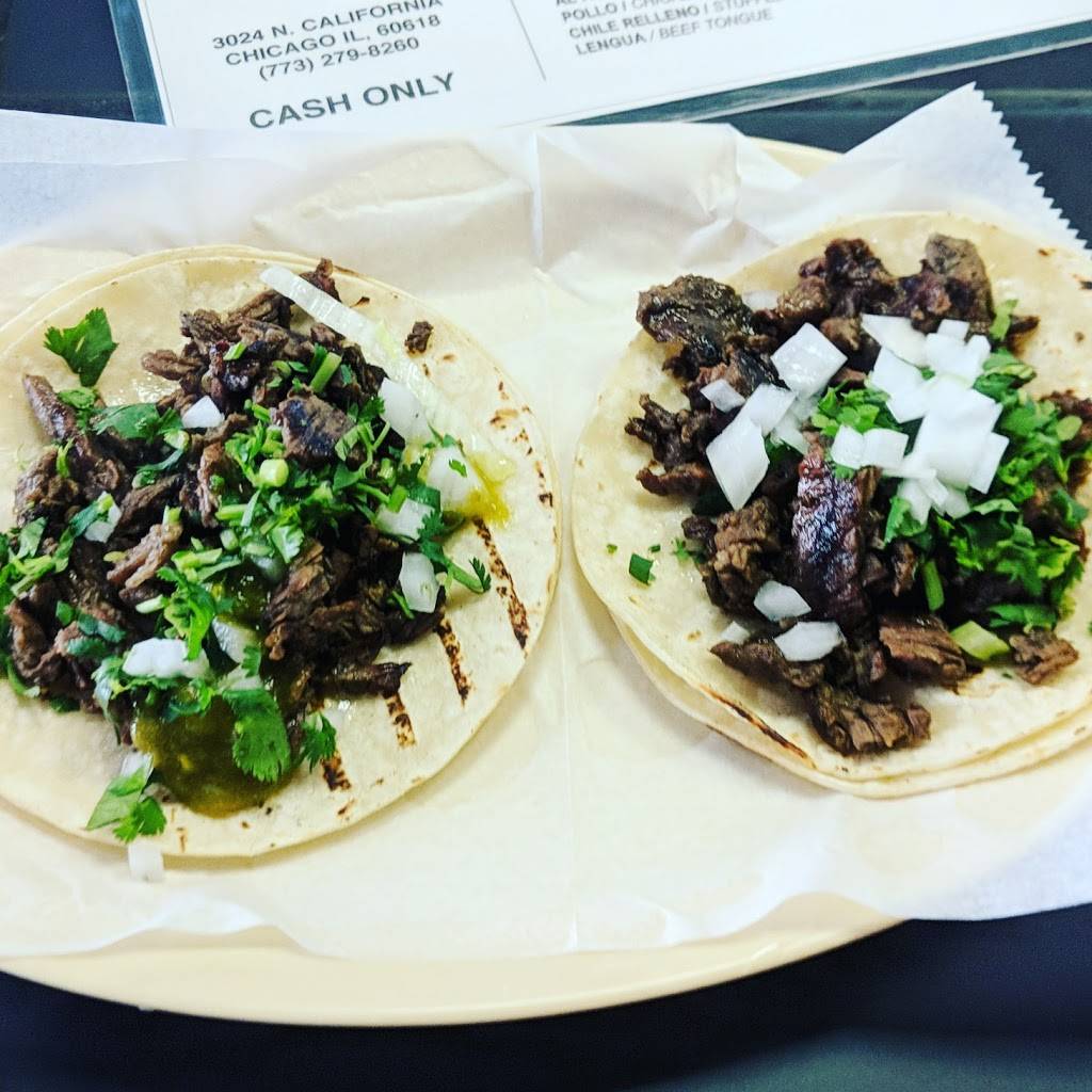 Taqueria La Zacatecana | restaurant | 3024 N California Ave, Chicago, IL 60618, USA | 7732798260 OR +1 773-279-8260