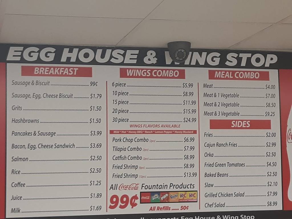 Egg House & Wings | restaurant | 4019 Vanderbilt Rd, Birmingham, AL 35217, USA | 2055180666 OR +1 205-518-0666