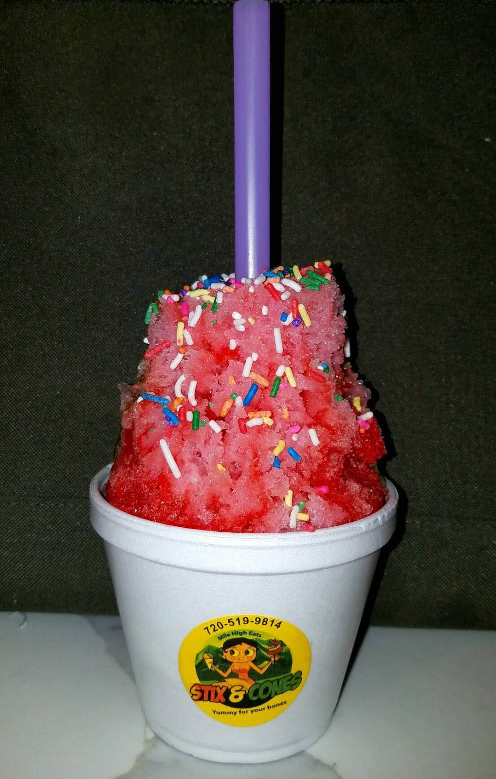 Stix N Cones | meal takeaway | 6758 E Exposition Ave, Denver, CO 80224, USA | 7205199814 OR +1 720-519-9814