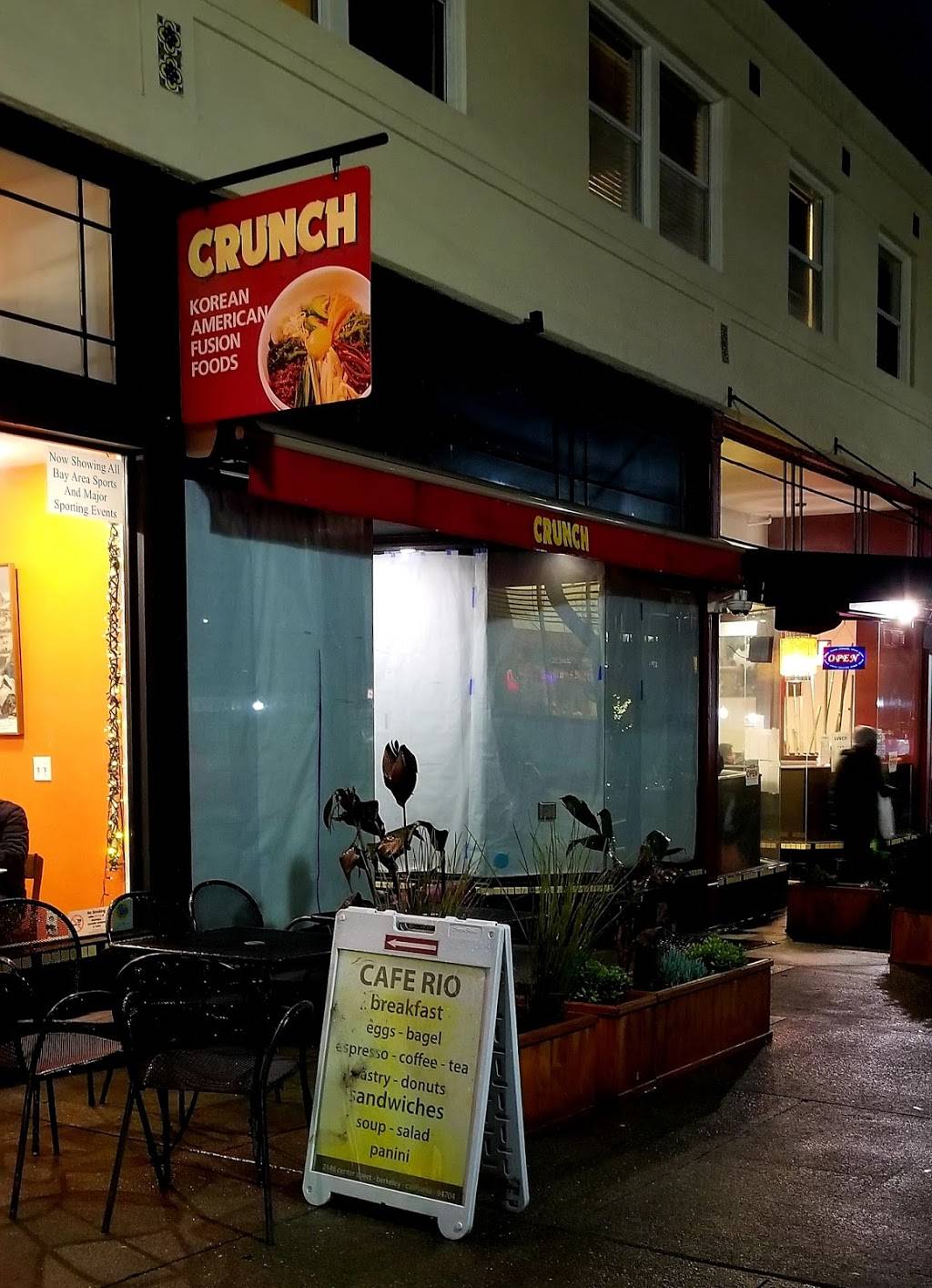 Crunch | restaurant | 2144 Center St, Berkeley, CA 94704, USA | 5107041101 OR +1 510-704-1101