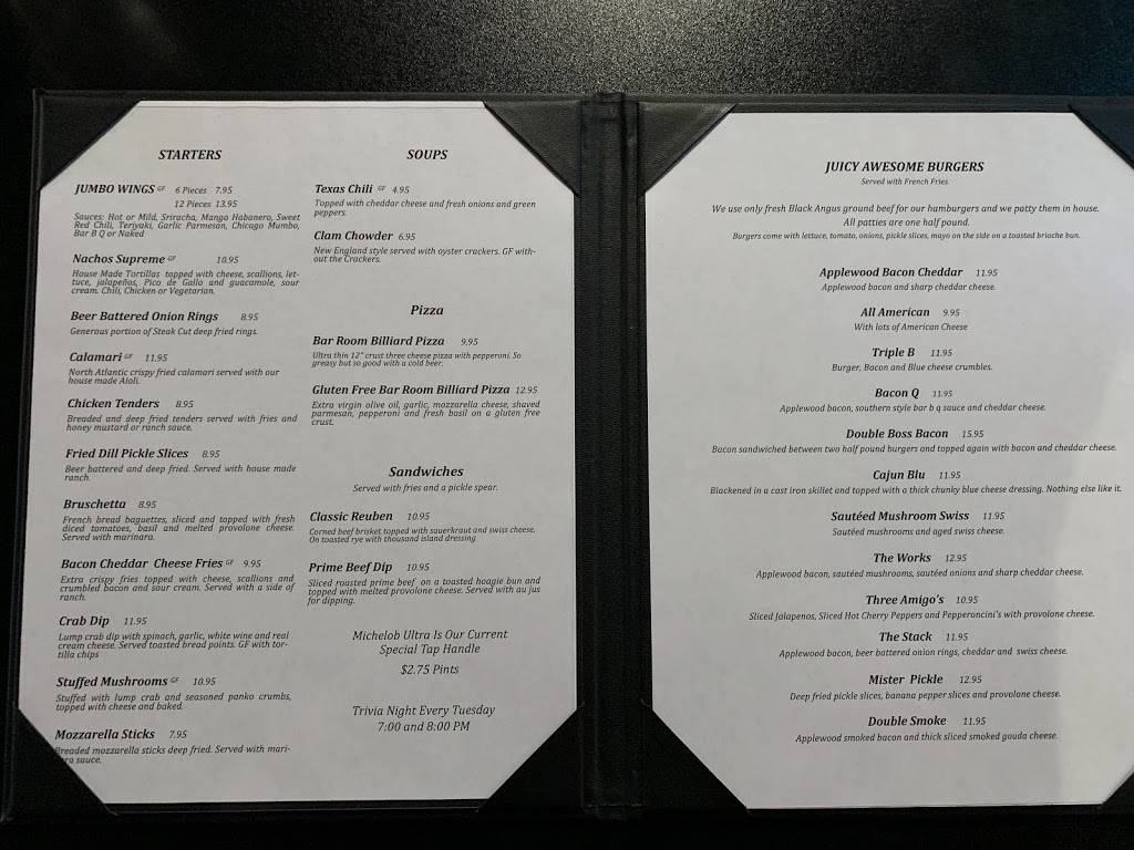 CHOPHOUSE BAR, BURGERS AND BILLIARDS | restaurant | 124 S Main St, Woodstock, VA 22664, USA | 5404599244 OR +1 540-459-9244