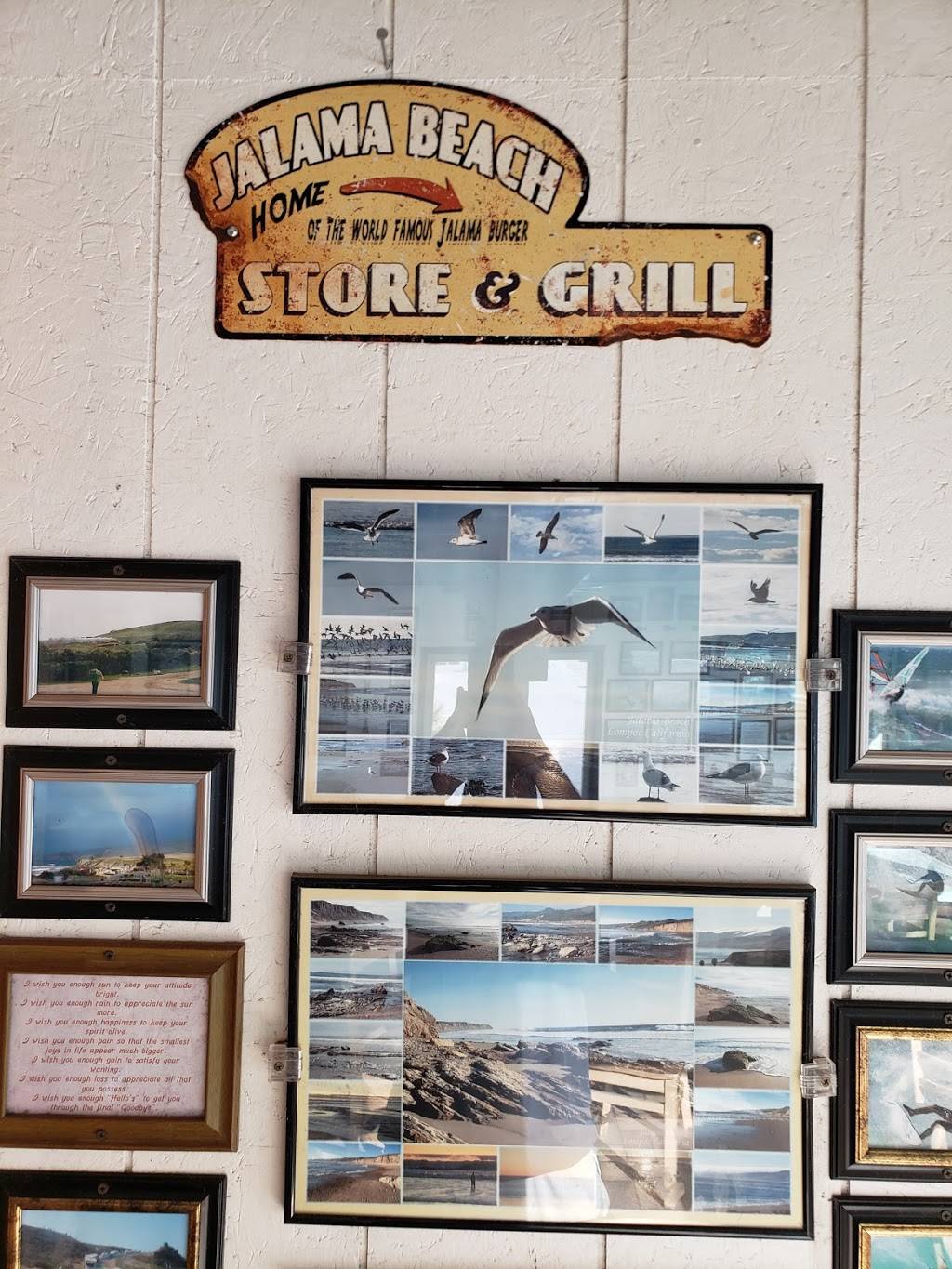 jalama beach store and restaurant | restaurant | 9991 Jalama Rd, Lompoc, CA 93436, USA | 8057365027 OR +1 805-736-5027