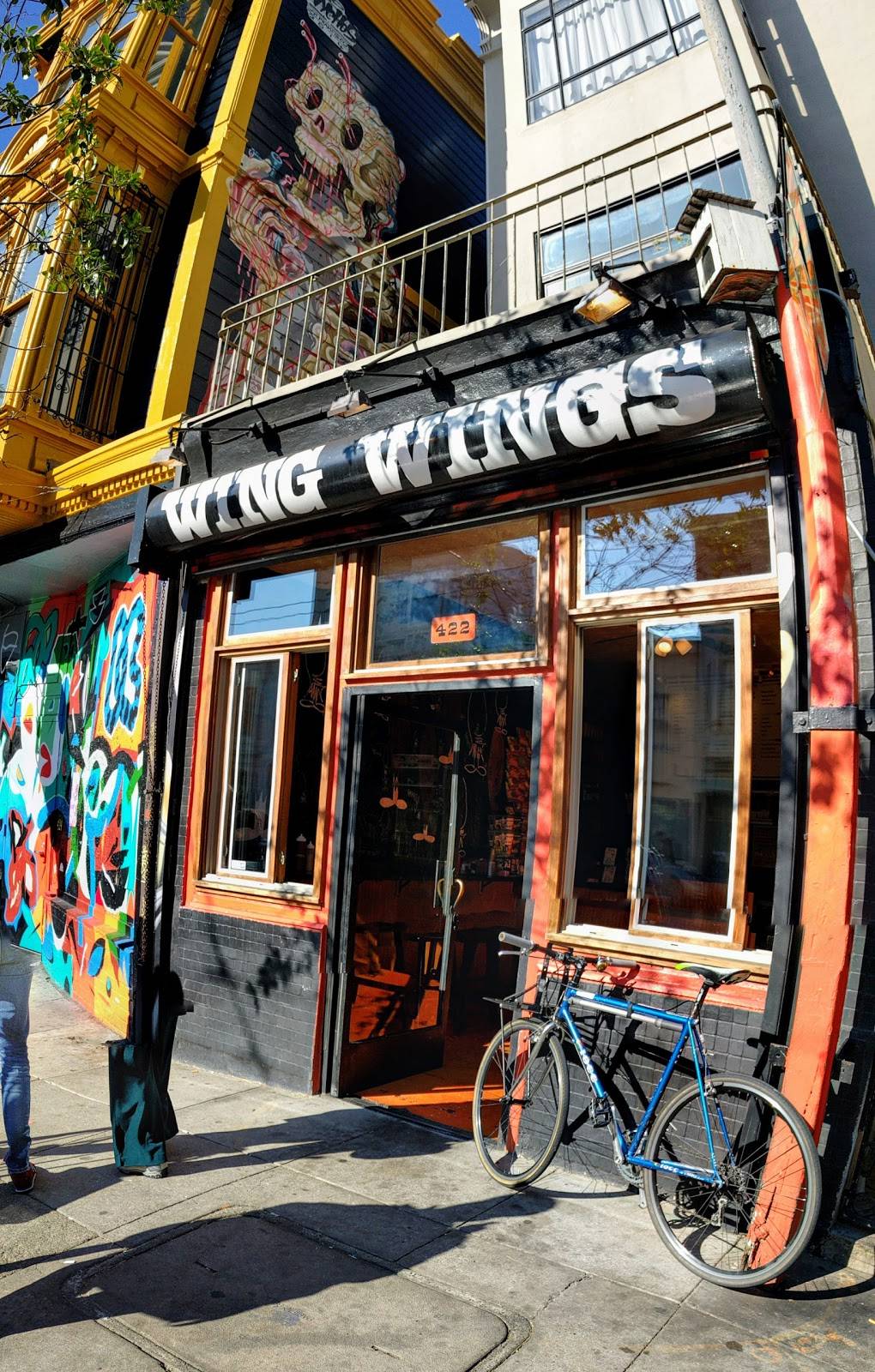 Wing Wings | restaurant | 422 Haight St, San Francisco, CA 94117, USA | 4158345001 OR +1 415-834-5001