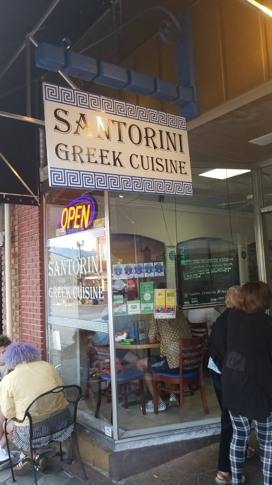 Santorini Greek Cuisine | restaurant | 210 N Woodland Blvd, DeLand, FL 32720, USA | 3867367726 OR +1 386-736-7726
