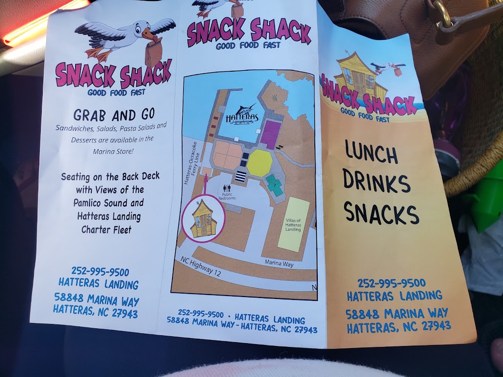 Snack Shack | meal takeaway | 58848 Marina Way, Hatteras, NC 27943, USA | 2529959500 OR +1 252-995-9500