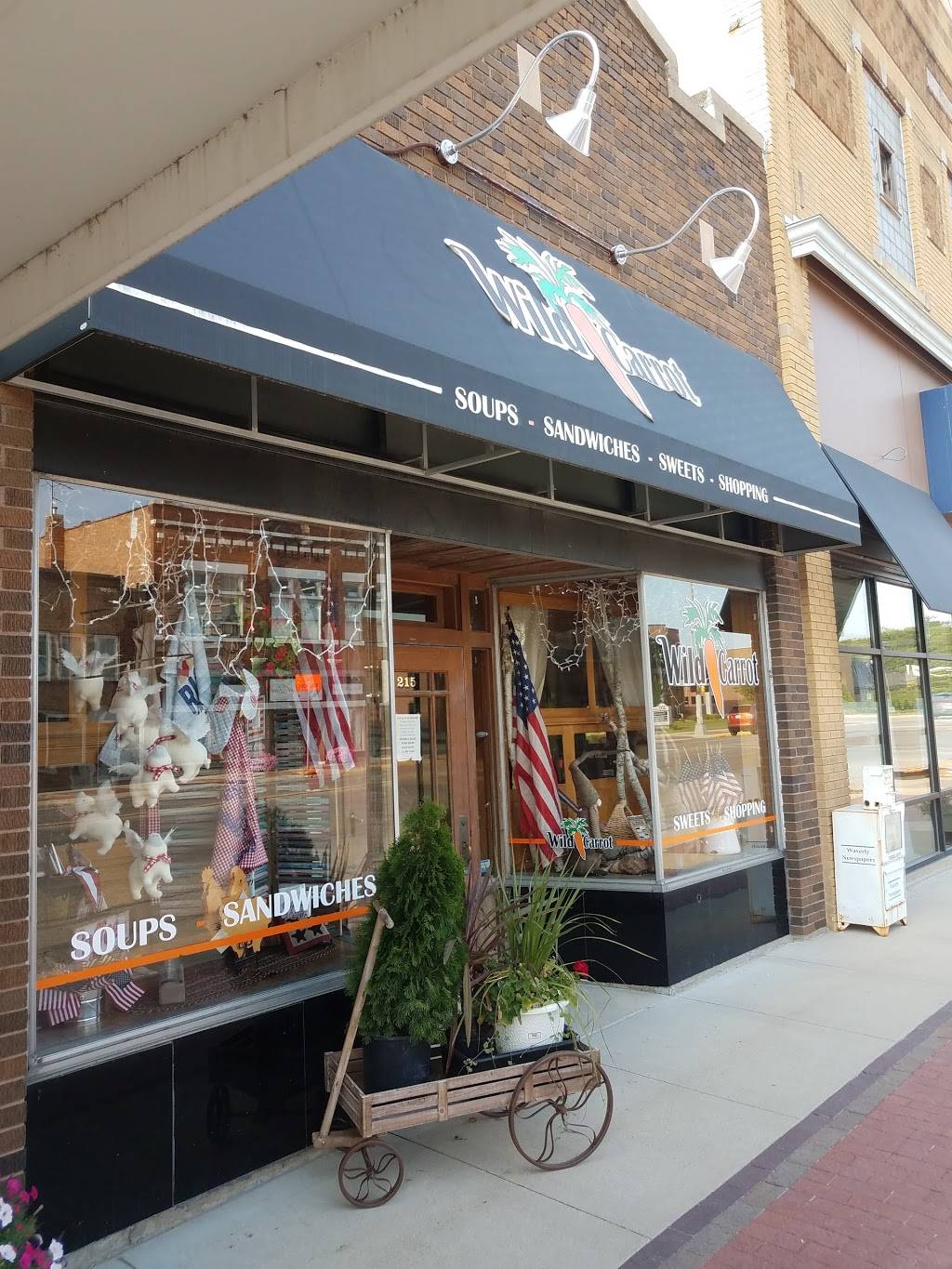 Wild Carrot LLC | restaurant | 215 E Bremer Ave, Waverly, IA 50677, USA | 3193522215 OR +1 319-352-2215