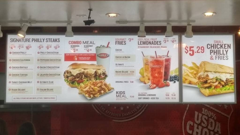 Charleys Philly Steaks | restaurant | 9401 W Colonial Dr Ste 245, Ocoee, FL 34761, USA | 4072983100 OR +1 407-298-3100