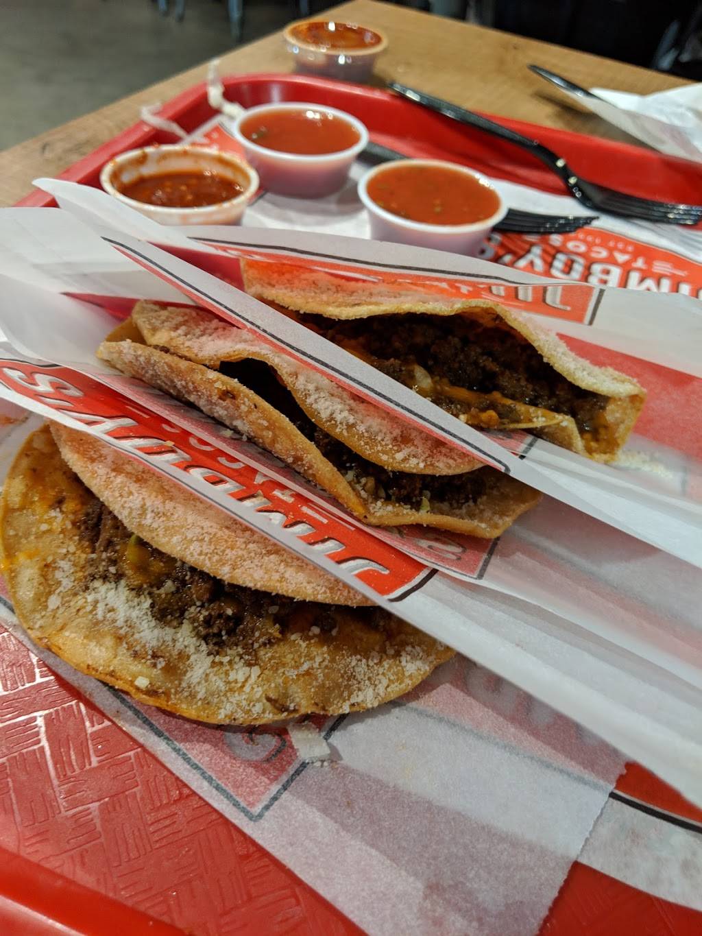 Jimboys Tacos | restaurant | 120 5th St, Huntington Beach, CA 92648, USA | 7144771717 OR +1 714-477-1717