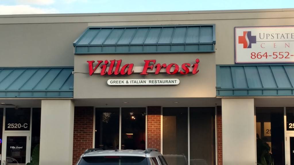 Villa Frosi | restaurant | 2520 Wade Hampton Blvd, Greenville, SC 29615, USA | 8645200299 OR +1 864-520-0299