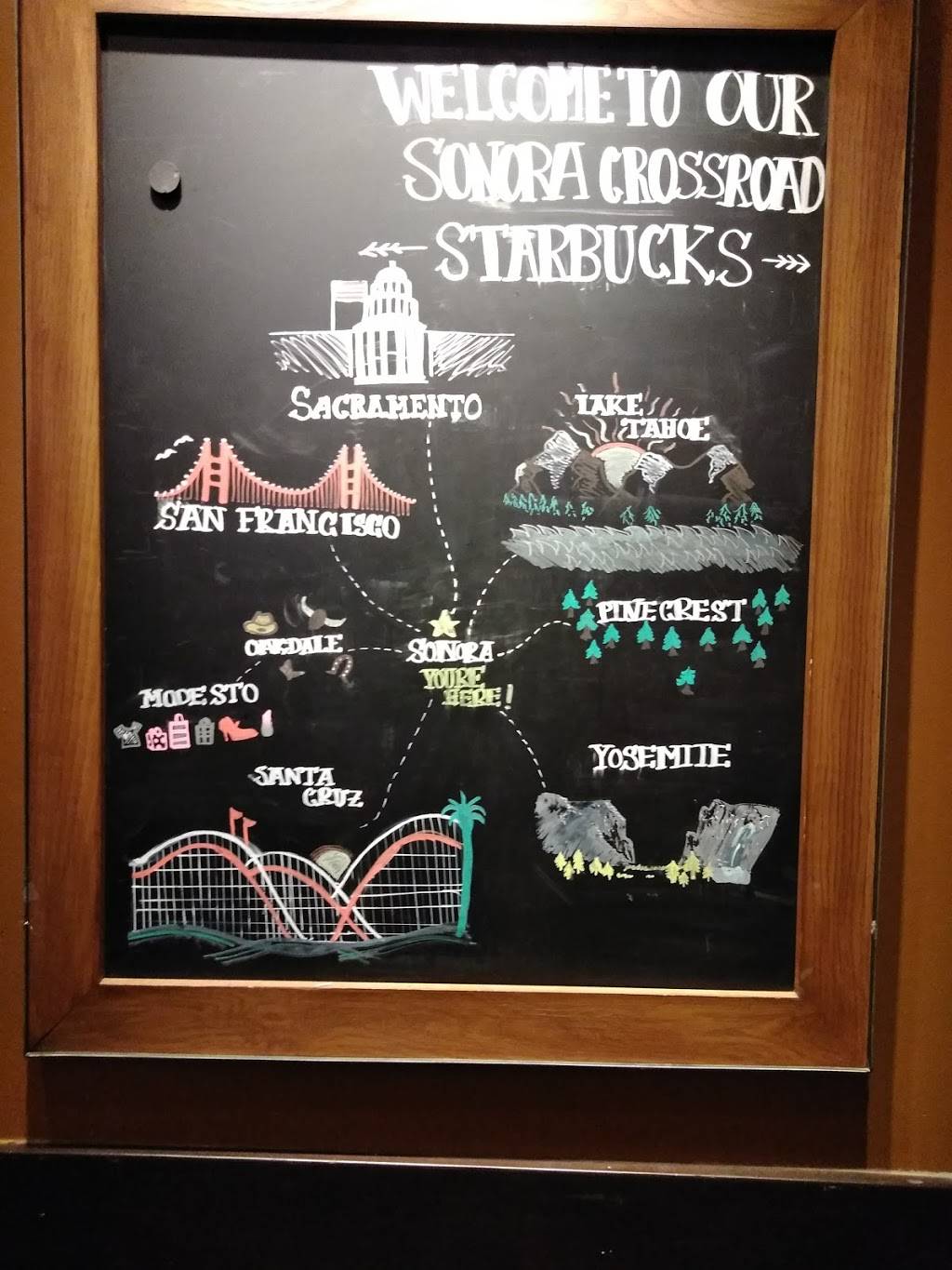 Starbucks | cafe | 133 Old Wards Ferry Rd, Sonora, CA 95370, USA | 2095361779 OR +1 209-536-1779