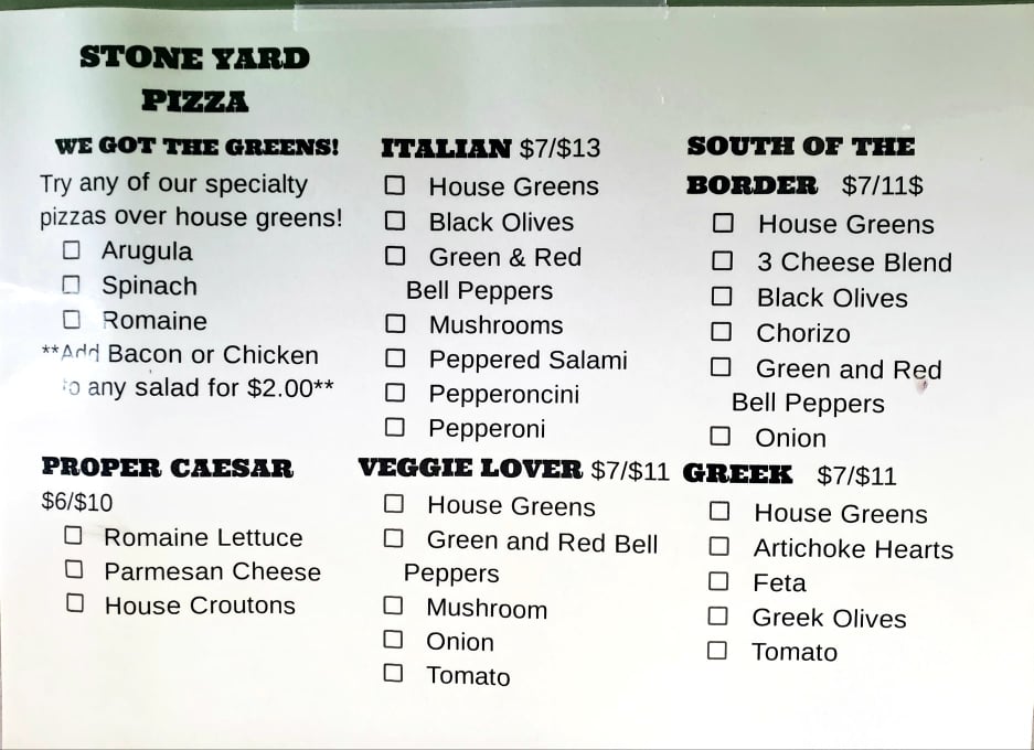 Stone Yard Pizza | restaurant | 4106 State St, Salem, OR 97301, USA | 3605561101 OR +1 360-556-1101