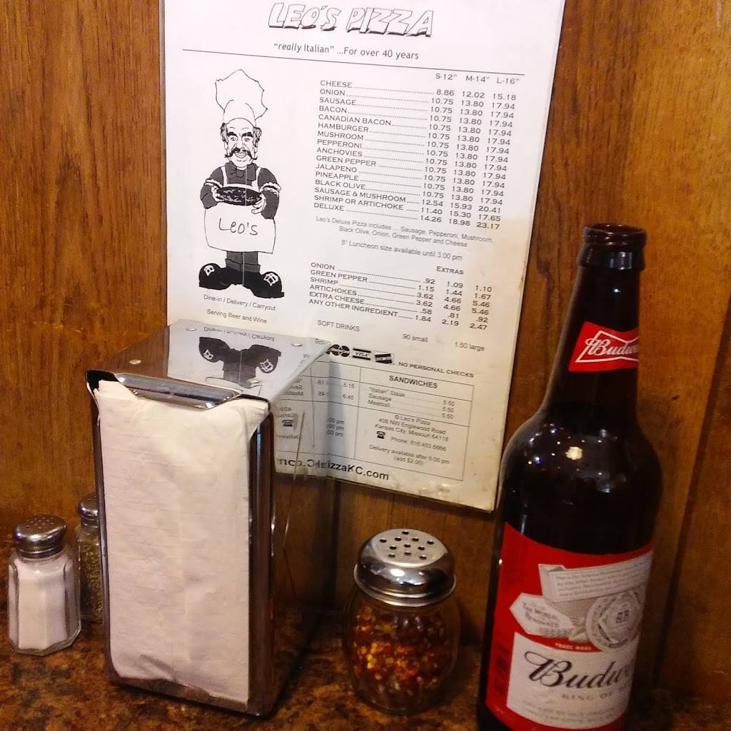 Leos Pizza | restaurant | 408 NW Englewood Rd, Kansas City, MO 64118, USA | 8164536666 OR +1 816-453-6666