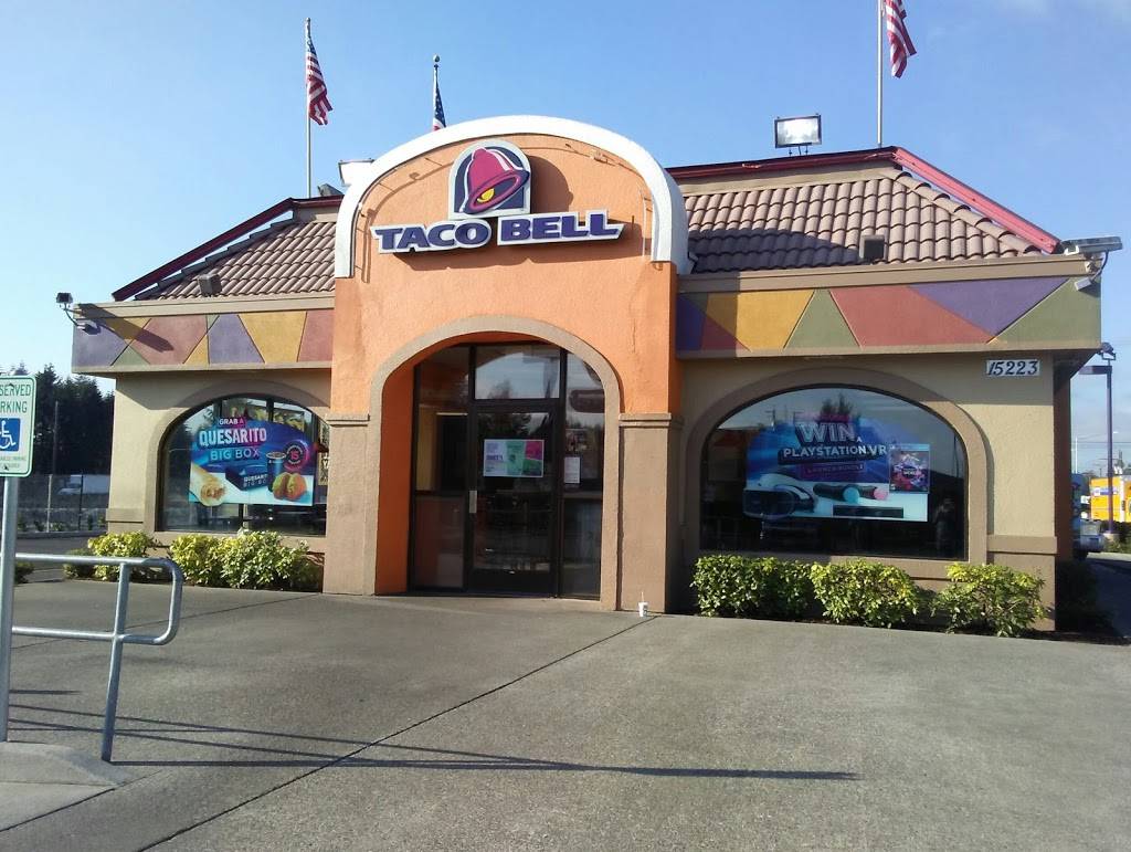 Taco Bell | meal takeaway | 15223 Union Ave SW, Lakewood, WA 98498, USA | 2535810711 OR +1 253-581-0711
