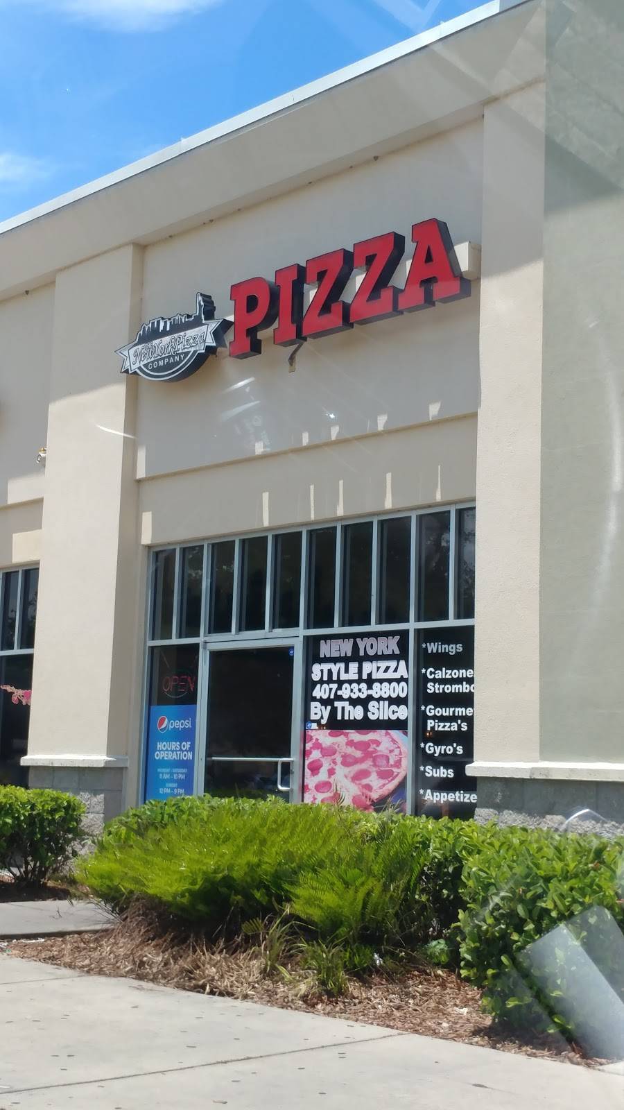 The New York Pizza Company | meal takeaway | 3158 Bill Beck Blvd, Kissimmee, FL 34744, USA | 4079338800 OR +1 407-933-8800