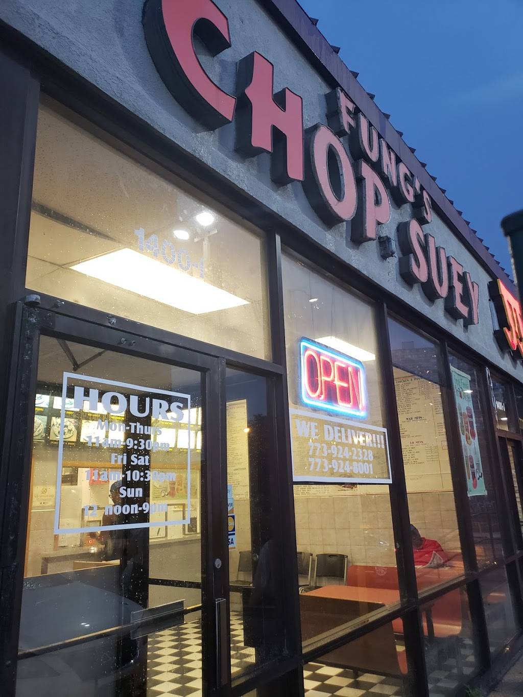 Fungs Chop Suey | restaurant | 1400 E 47th St, Chicago, IL 60653, USA | 7739242328 OR +1 773-924-2328