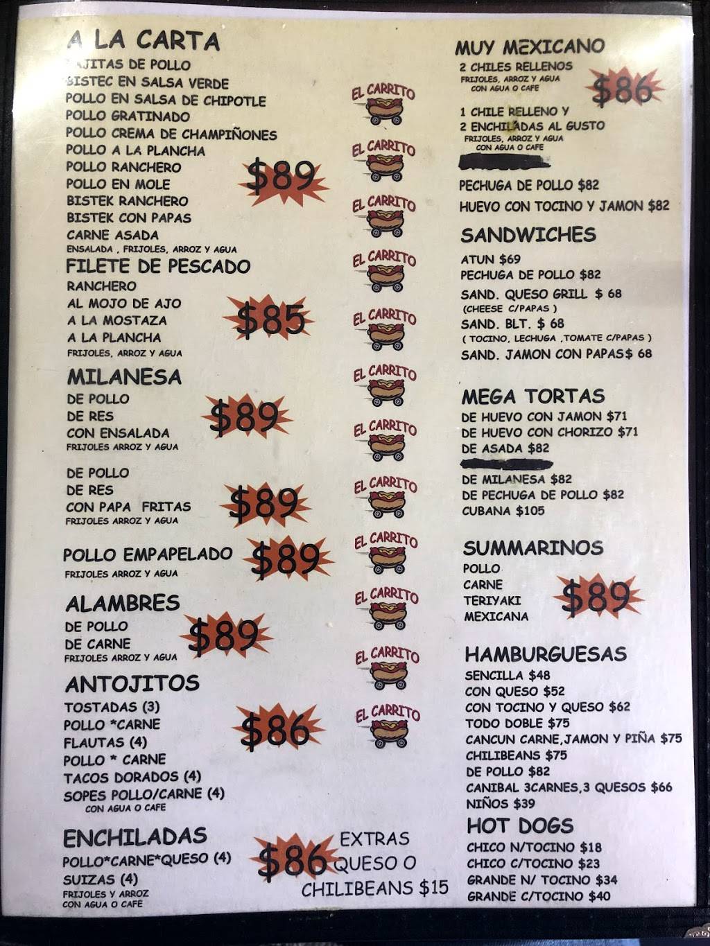 El Carrito | restaurant | Blvd. Benito Juárez 416, Echeverria, 22700 Rosarito, B.C., Mexico | 016616122793 OR +52 661 612 2793