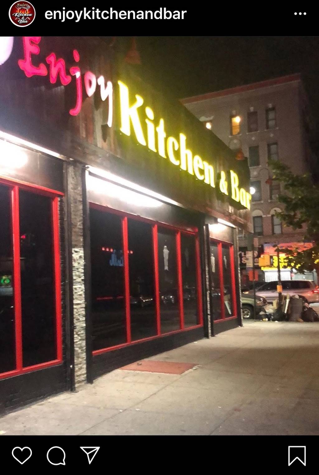 Enjoy Kitchen & Bar NYC | restaurant | 582 W 207th St, New York, NY 10034, USA | 6463989321 OR +1 646-398-9321