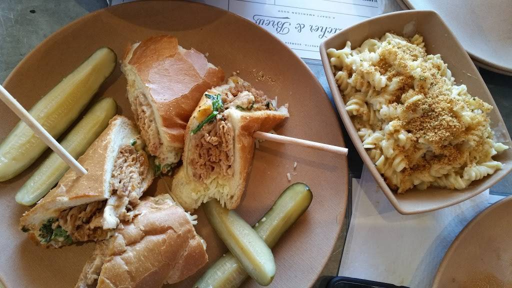 Butcher & Brew | restaurant | 3 S Main St, Alpharetta, GA 30009, USA | 6785853344 OR +1 678-585-3344