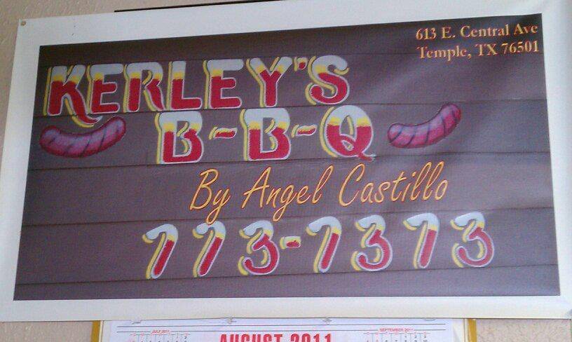 Kerleys BBQ by Angel | restaurant | 613 E Central Ave, Temple, TX 76502, USA | 2547737373 OR +1 254-773-7373
