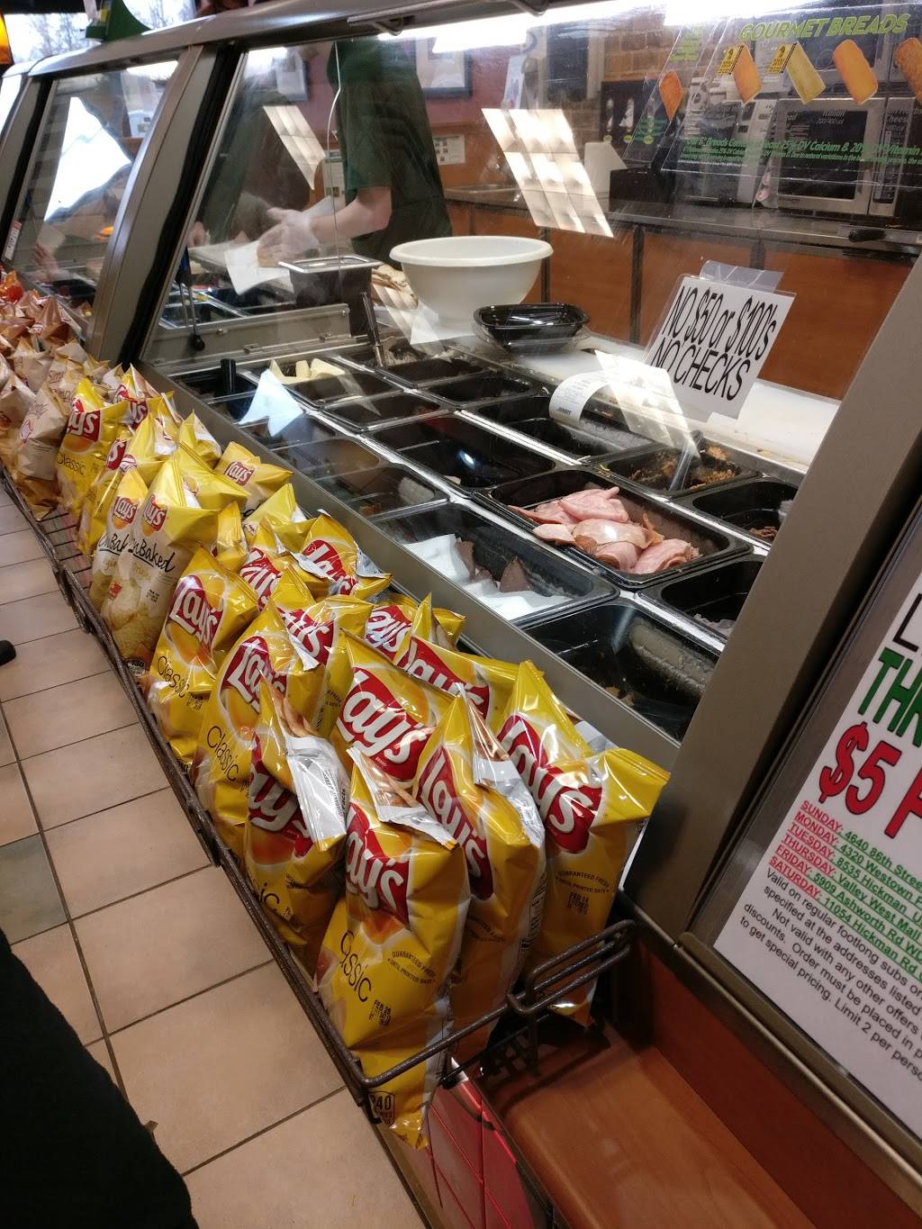 Subway | restaurant | 11054 Hickman Rd, Clive, IA 50325, USA | 5152764196 OR +1 515-276-4196