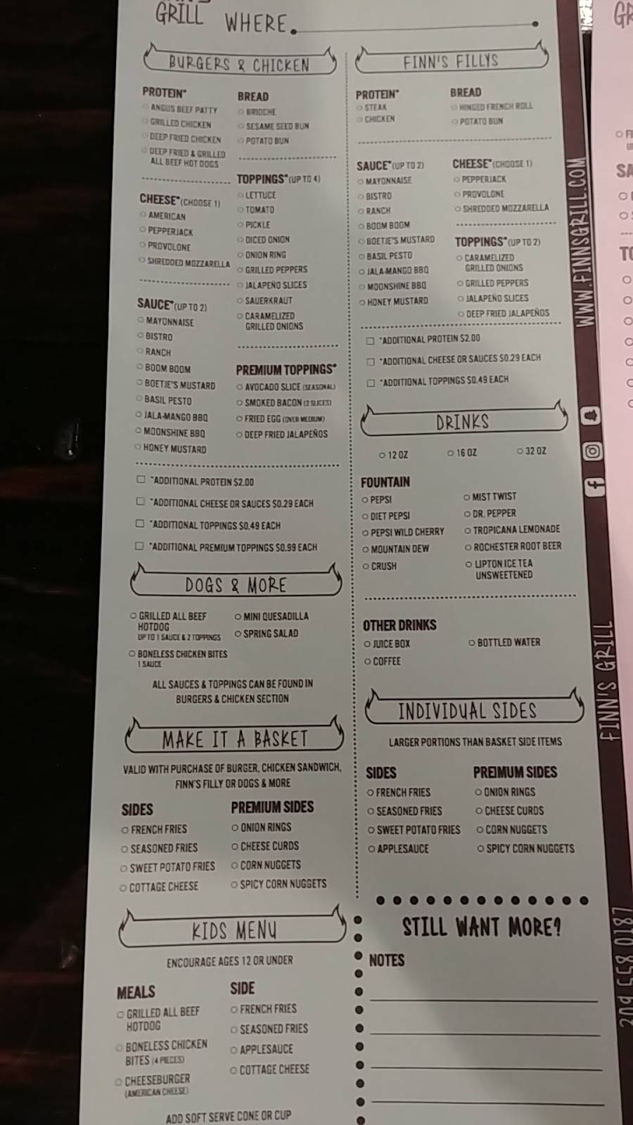 Finns Grill | restaurant | 580 1st St W, Milan, IL 61264, USA | 3095580187 OR +1 309-558-0187