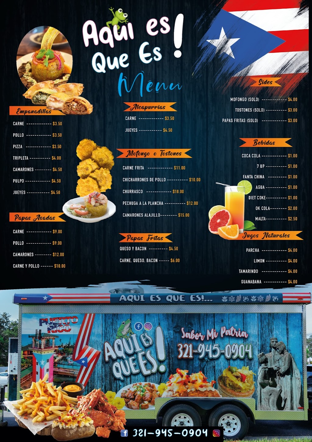 Aqui es que es food truck | restaurant | 907 N Goldenrod Rd, Orlando, FL 32807, USA | 3219450904 OR +1 321-945-0904
