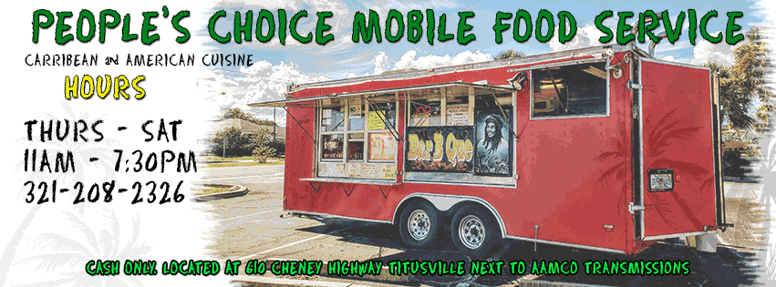 Peoples Choice Mobile Food Service | restaurant | 610 Cheney Hwy, Titusville, FL 32780, USA | 3212082326 OR +1 321-208-2326