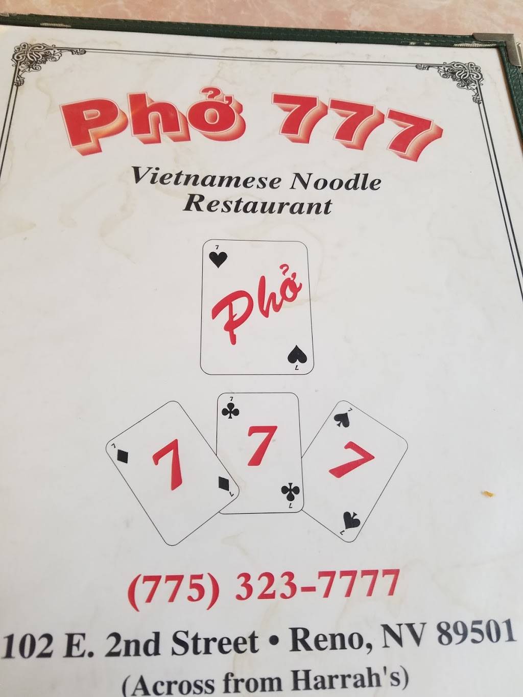 Phố 777 | restaurant | 102 E 2nd St, Reno, NV 89501, USA | 7753237777 OR +1 775-323-7777