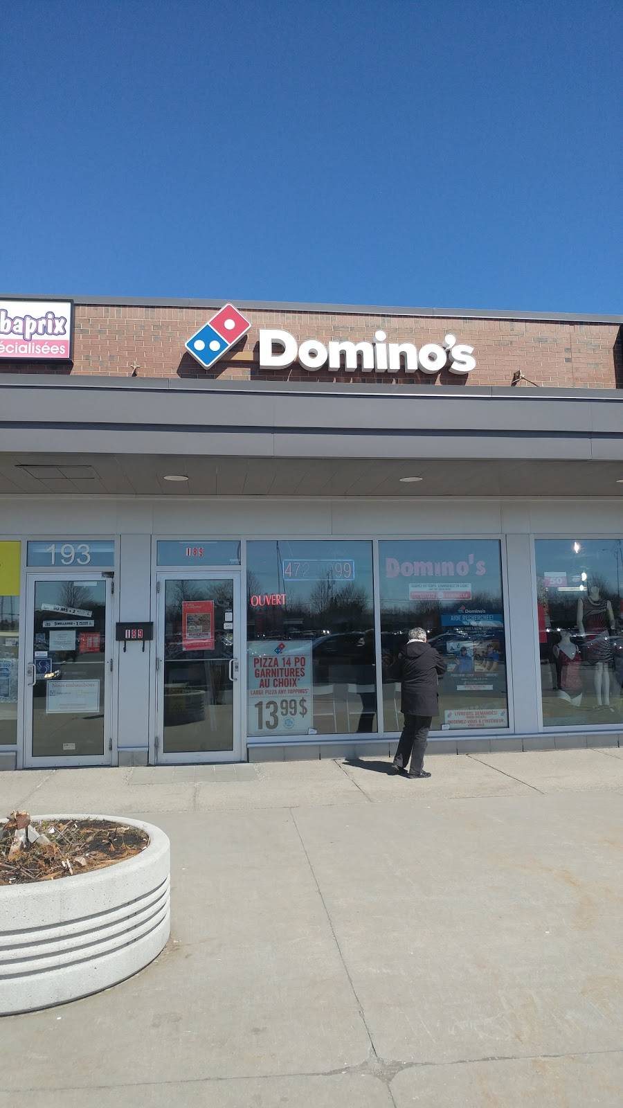 Dominos Pizza | meal delivery | 189 25e Av 25e Avenue, Saint-Eustache, QC J7P 2V1, Canada | 4504729999 OR +1 450-472-9999