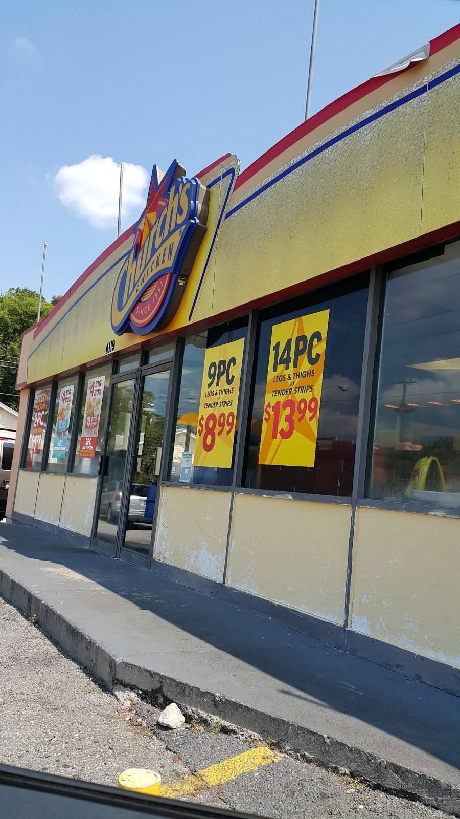 Churchs Chicken | restaurant | 4119 Montgomery St, Savannah, GA 31401, USA | 9122343762 OR +1 912-234-3762