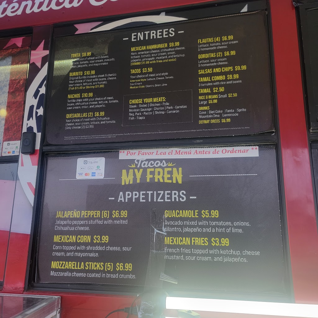 Tacos My Fren | restaurant | 621 Franklin St, Michigan City, IN 46360, USA | 2198778510 OR +1 219-877-8510