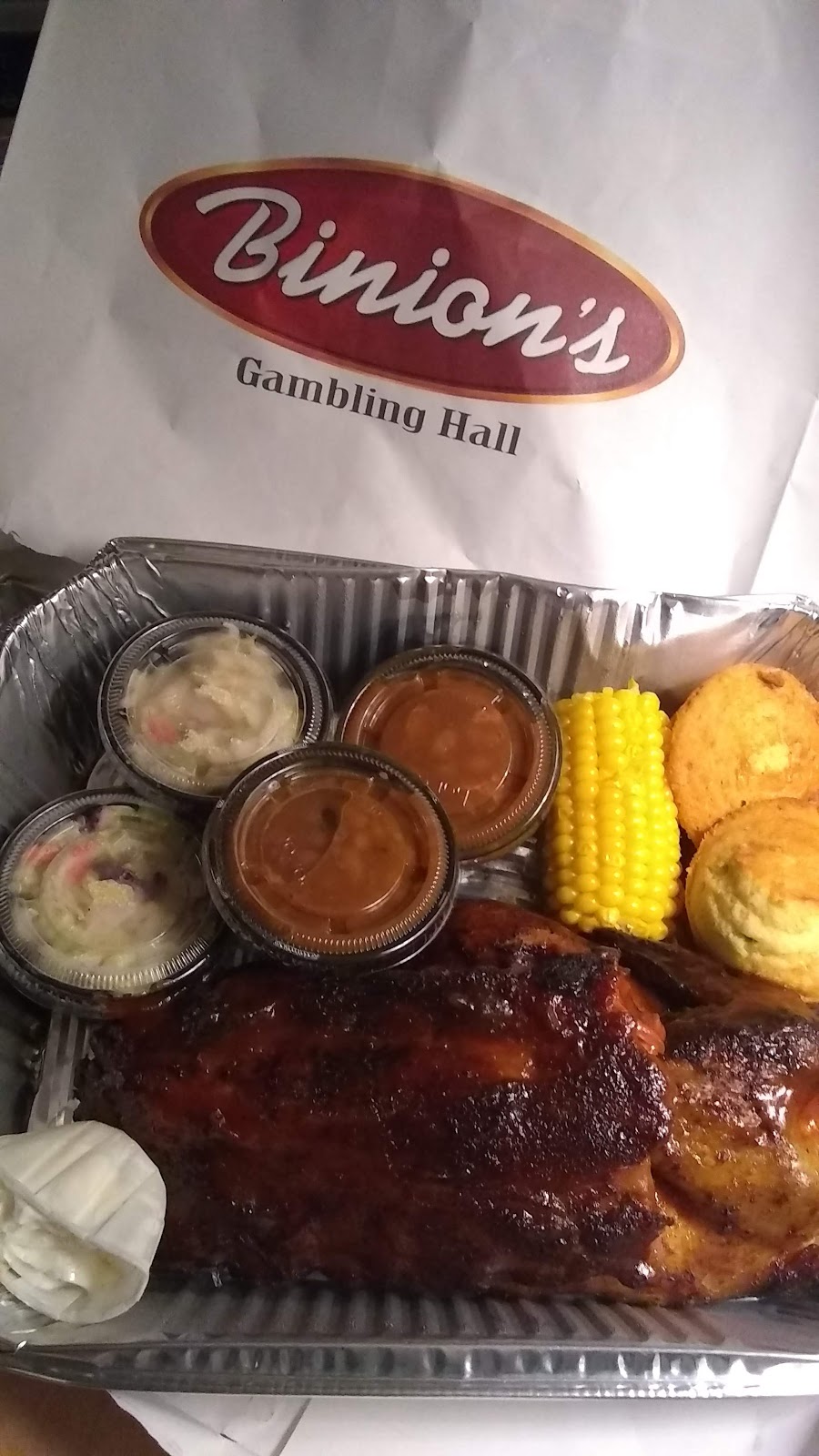 Bennys Smokin BBQ and Brews | restaurant | Inside Binions, 128 E Fremont St, Las Vegas, NV 89101, USA | 7023821600 OR +1 702-382-1600