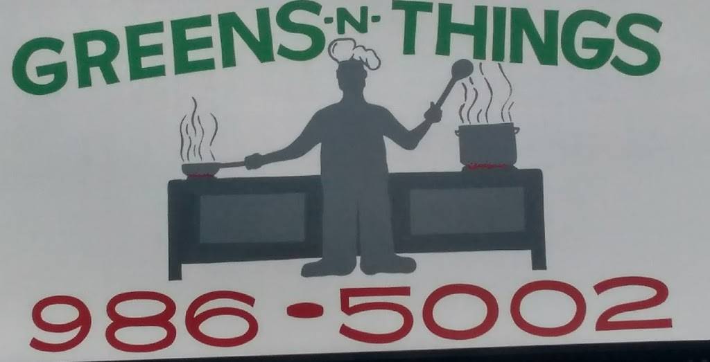 GREENS N THINGS | restaurant | 4709 Shadeland Ave, Indianapolis, IN 46226, USA | 3179865002 OR +1 317-986-5002