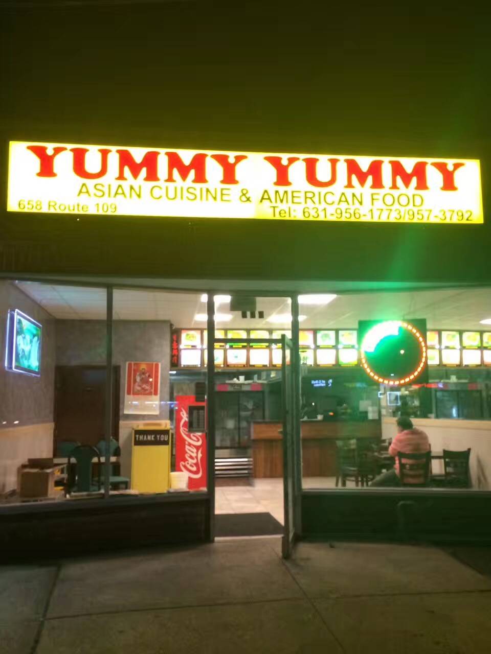 Yummy Yummy | restaurant | 658 NY-109, Lindenhurst, NY 11757, USA | 6319561773 OR +1 631-956-1773
