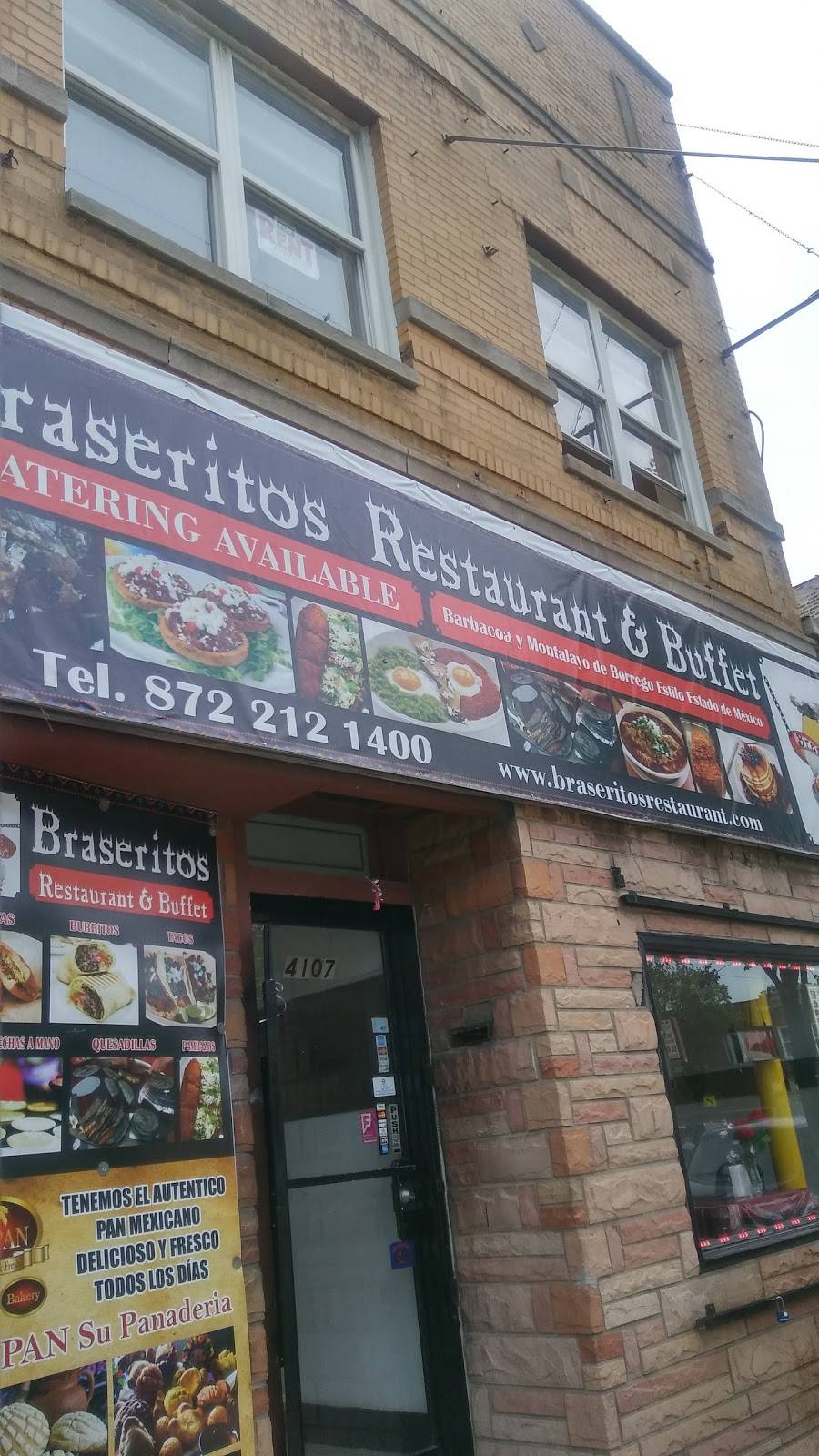 Braseritos Restaurant | restaurant | 5205, 4107 W North Ave, Chicago, IL 60639, USA | 8722121400 OR +1 872-212-1400