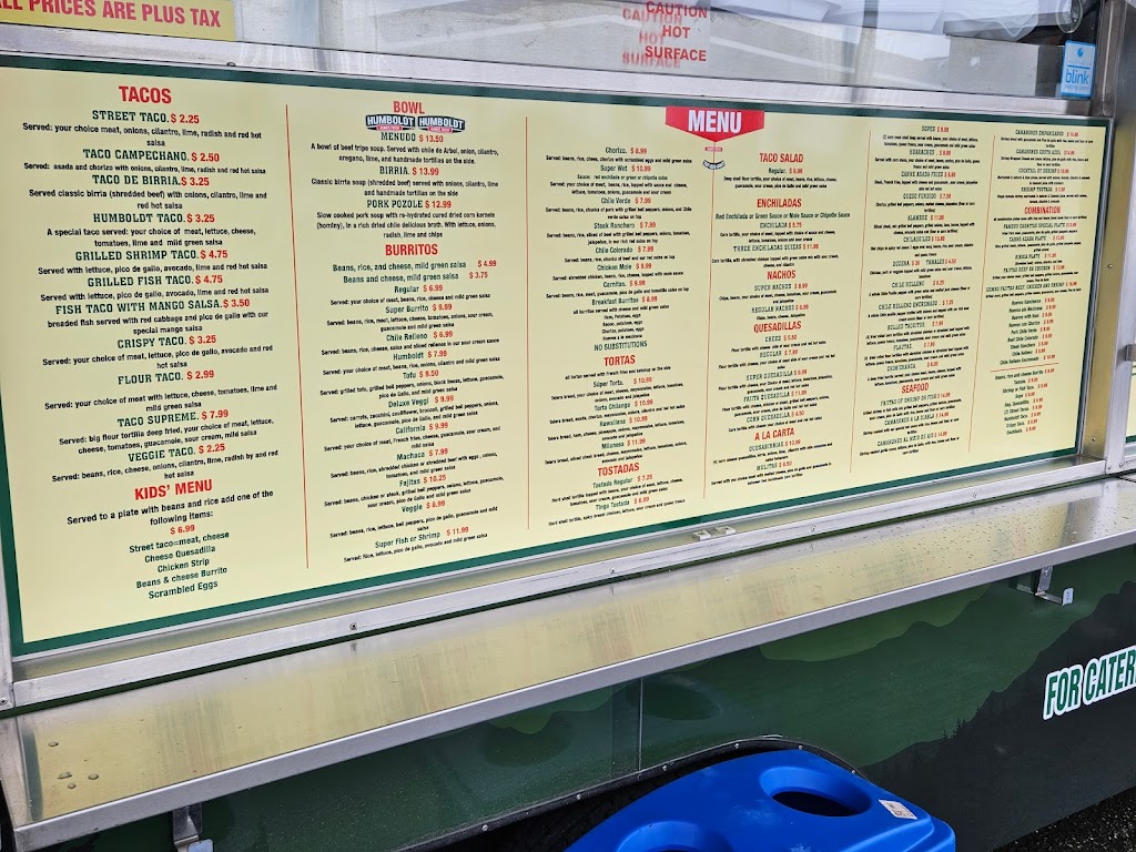 Tacos Humboldt | restaurant | 1411 Broadway St, Eureka, CA 95501, USA | 7075029967 OR +1 707-502-9967