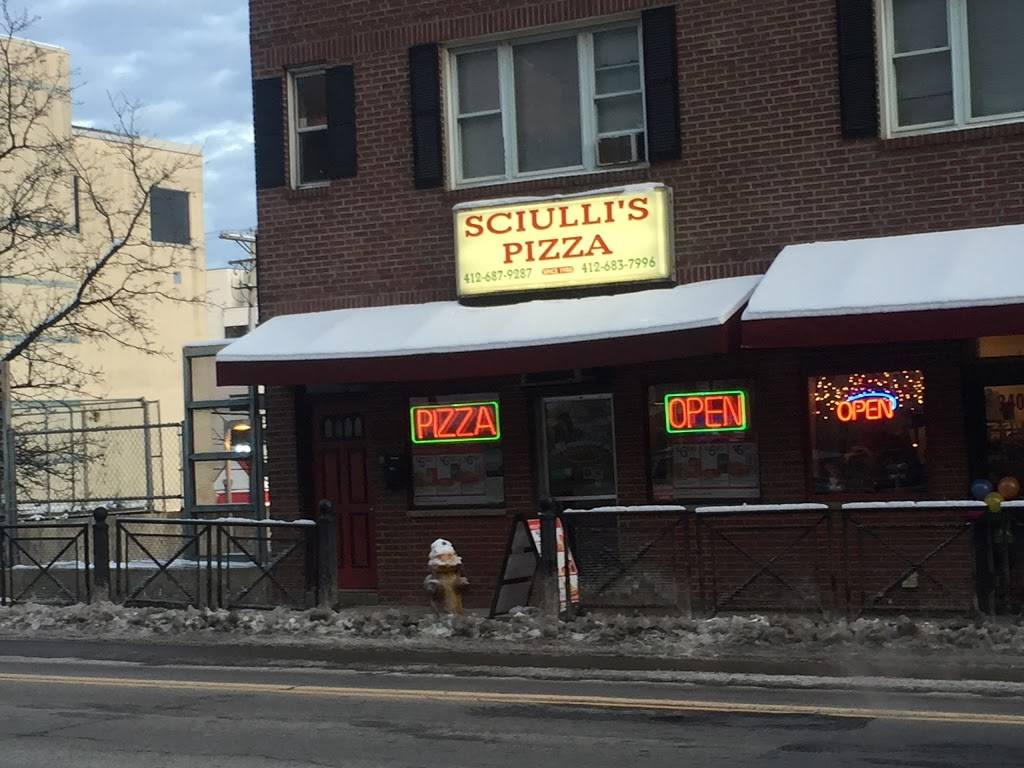 Sciullis Pizza | restaurant | 3404 Fifth Ave, Pittsburgh, PA 15213, USA | 4126879287 OR +1 412-687-9287